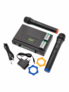 Микрофон караоке беспроводной набор 2шт Орбита OT-ERM12